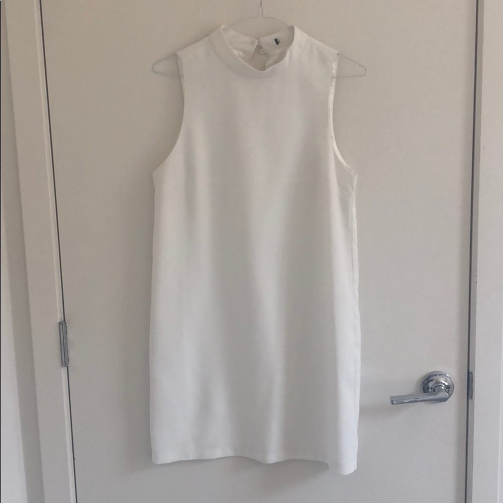 White mini dress